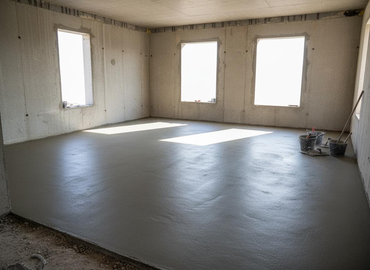 Fachgerechte Estricharbeiten für einen ebenen Unterboden